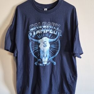 Calgary Stampede Gildan Dark Blue Calgary Graphic Tee
